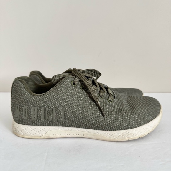 NoBull Superfabric CrossFit Trainer Shoes Womens US W 8.5 / M 7 Olive/Green/Army - Picture 7 of 14